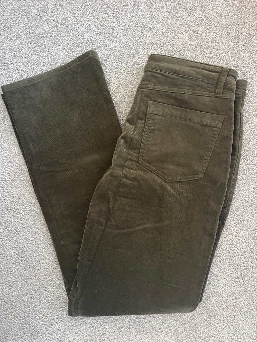 Sanctuary Olive Green Wide Leg Corduroy Jeans